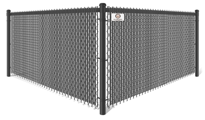 Black Semi-Privacy Chain Link fence contractor in Fort Worth, TX