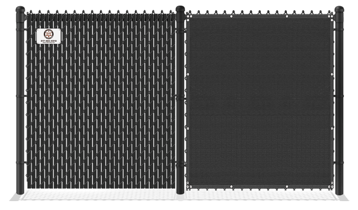 Privacy Slat Color Options For Chain Link Fence in Fort Worth, TX