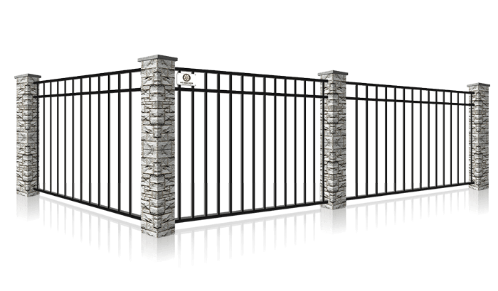 Temporary fence installation for the Fort Worth, TX area.