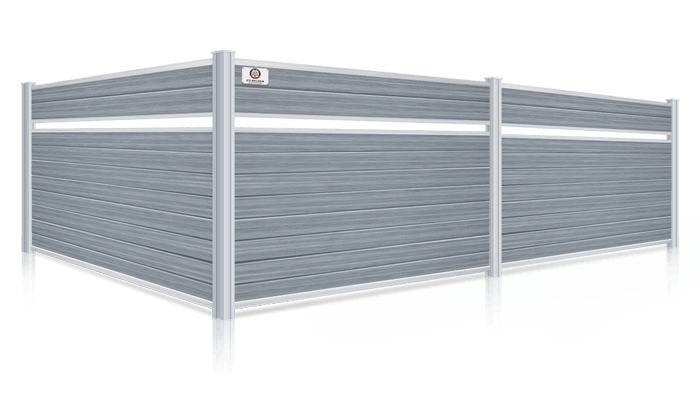 Commercial Composite Fence installation for the Fort Worth, TX area.