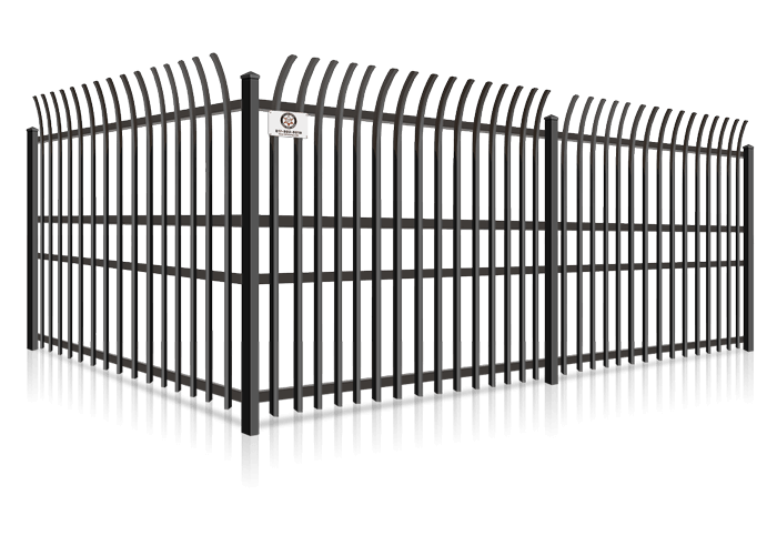 Commercial Wrought Iron fence installation for the Fort Worth, TX area.