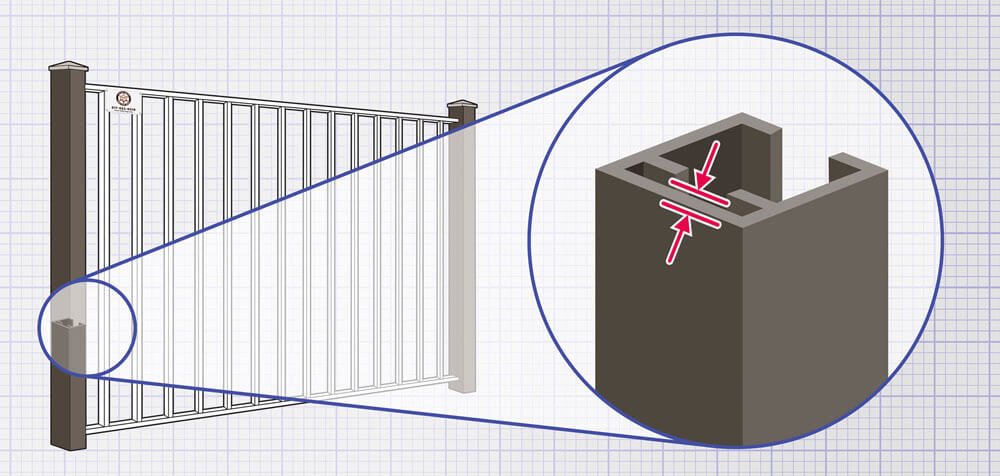 Fort Worth, TX Aluminum fence Posts installation company