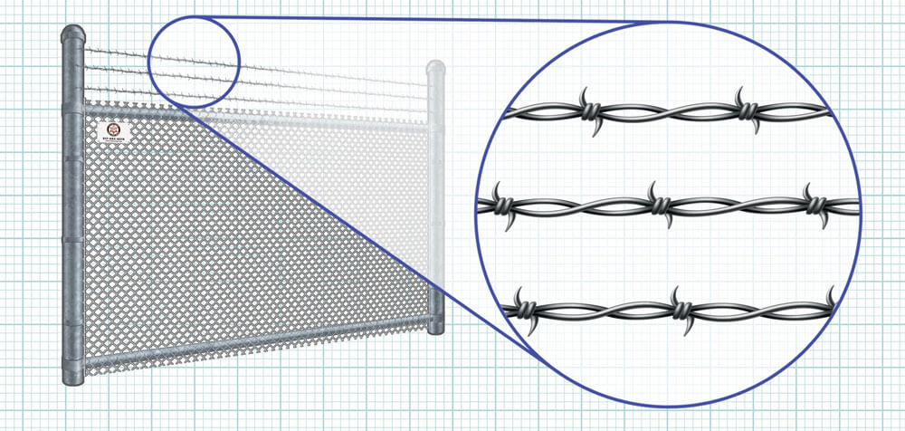 Fort Worth, TX Commercial Chain Link fence Barbed Wire installation company