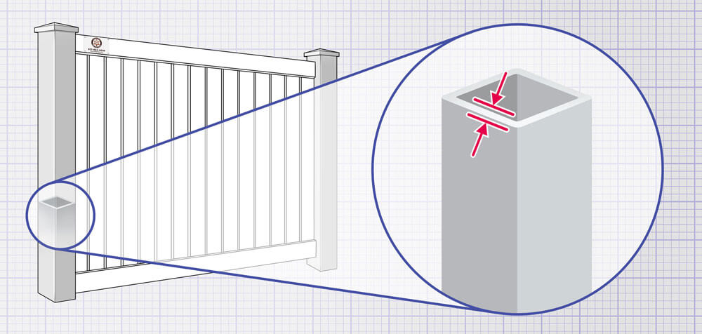 Fort Worth, TX Vinyl fence Posts installation company