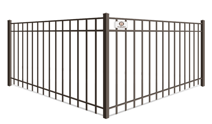 3 Rail aluminum fence company in Fort Worth, TX