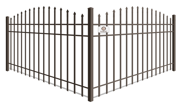 Arched Top aluminum fence company in Fort Worth, TX