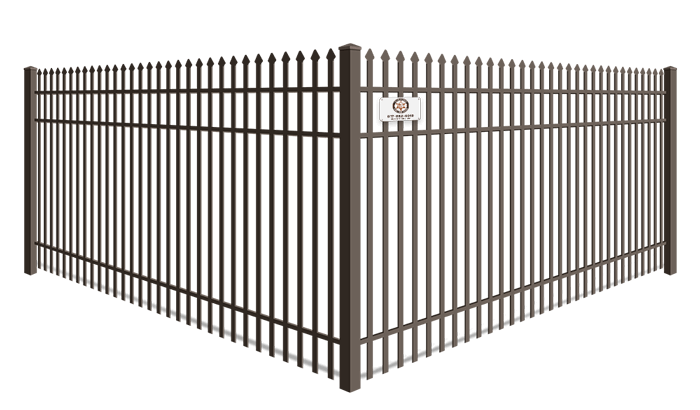 Double Picket Spear Top aluminum fence company in Fort Worth, TX