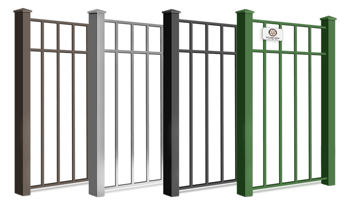 green aluminum fence company in Fort Worth, TX