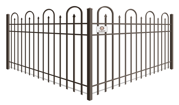 Looped Picket aluminum fence company in Fort Worth, TX