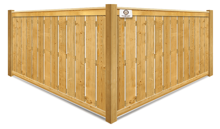 Spaced Picket wood fence company in Fort Worth, TX