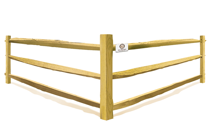 Split Rail wood fence company in Fort Worth, TX