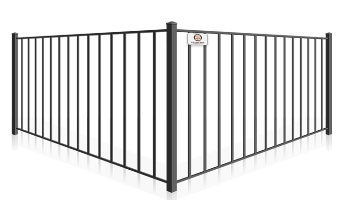 2 Rail wrought iron fence company in Fort Worth, TX