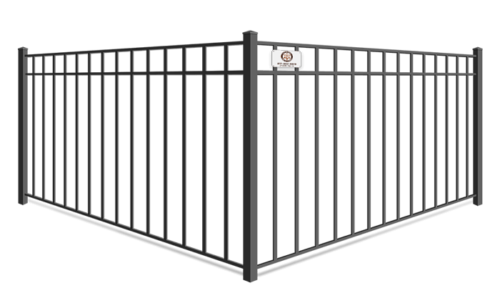 3 Rail wrought iron fence company in Fort Worth, TX