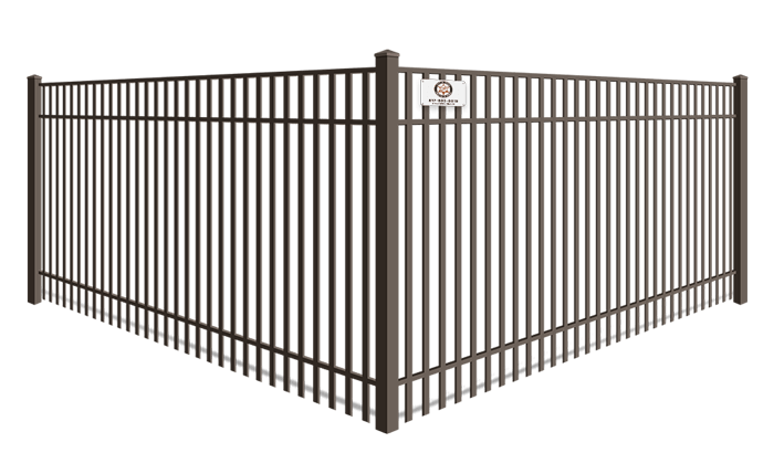 Double Picket wrought iron fence company in Fort Worth, TX