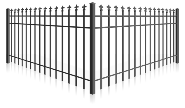 Fleur De Lis Finial wrought iron fence company in Fort Worth, TX