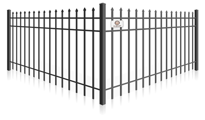 Pressed Point wrought iron fence company in Fort Worth, TX