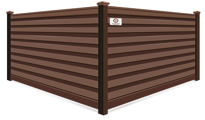 Woodland Horizontal Privacy Trex fence company in Fort Worth, TX