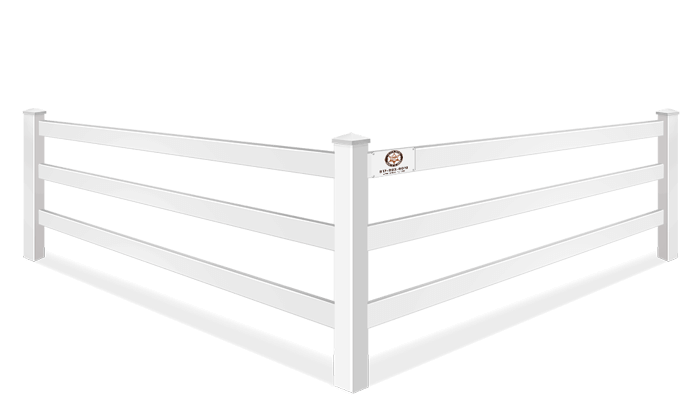Post & Rail vinyl fence contractor in Fort Worth, TX