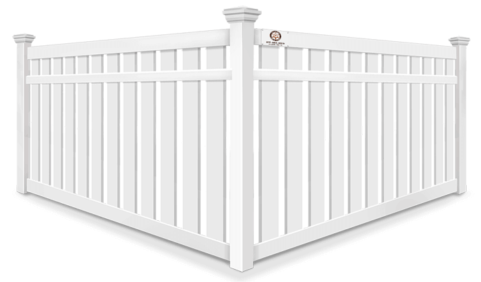 Semi-Privacy vinyl fence contractor in Fort Worth, TX
