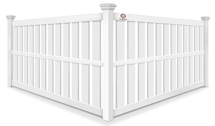 Semi-Privacy vinyl fence contractor in Fort Worth, TX