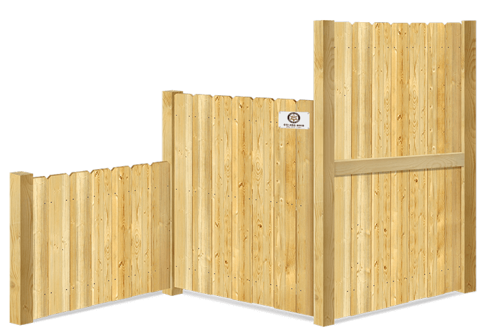 Wood fence height options Fort Worth, TX