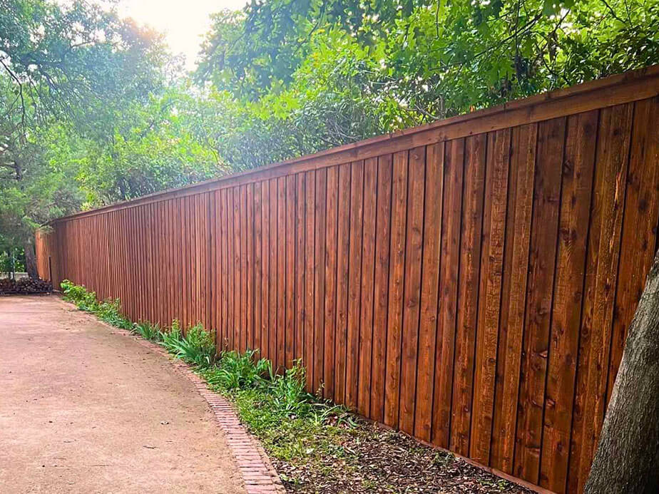 Colleyville Texas wood privacy fencing