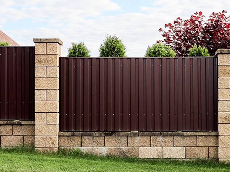 Metal fence Colleyville Texas