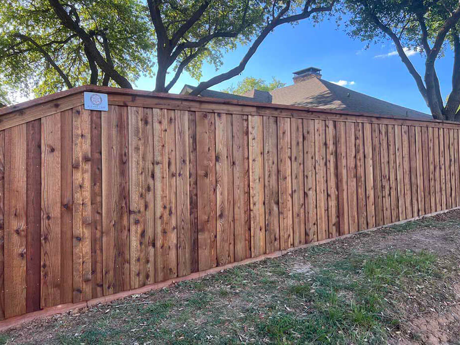 wood fence Colleyville Texas